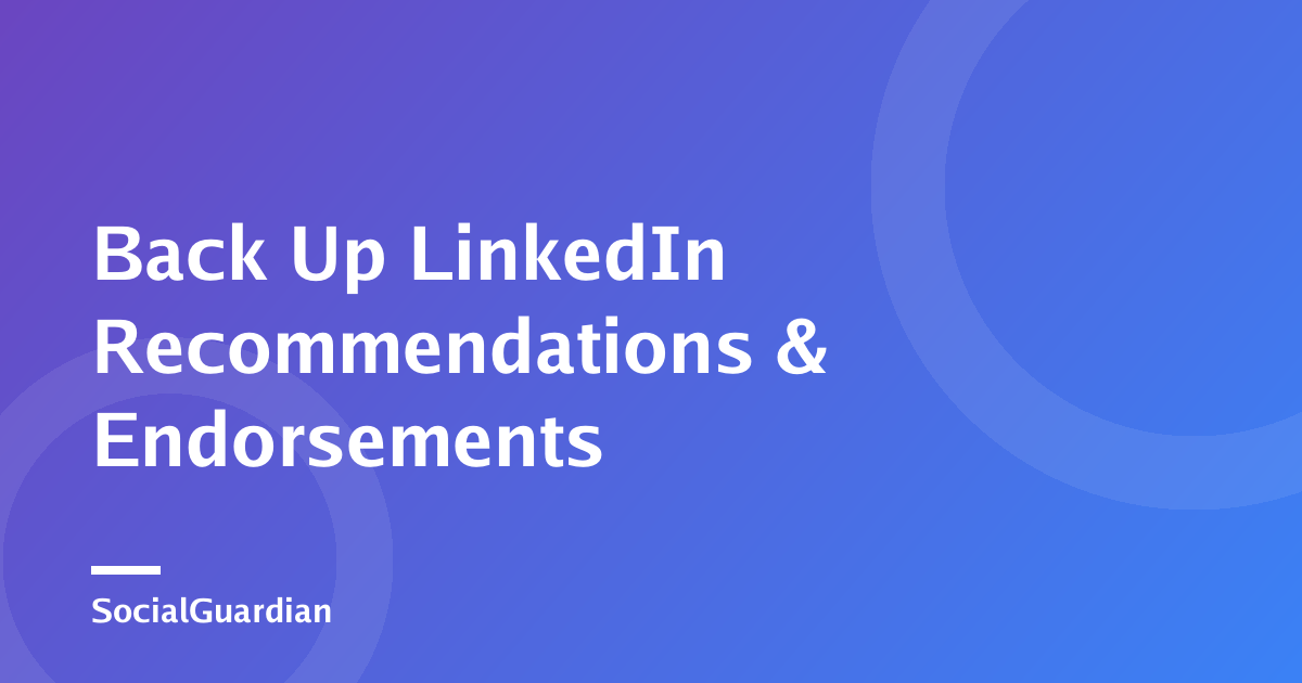 Desktop LinkedIn data privacy download workflow for preserving recommendations and endorsement evidence