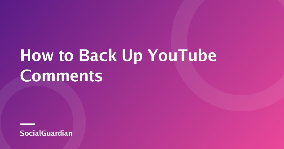 Organized archive of YouTube comment threads and replies
